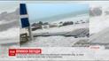 Узбережжя Чорного моря на Херсонщині засипало величезним градом