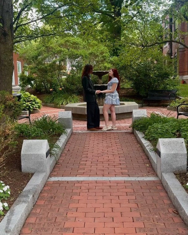 Маша Полякова с мужем / © instagram.com/mashapolyakova