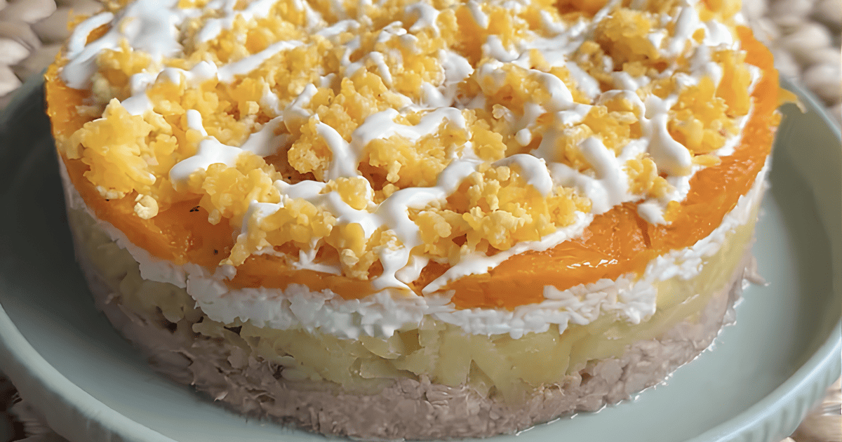 Дієтичний салат  Мімоза tiktok.com_mil_alex_recipes