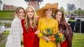 Королева Максима з дочками Аріаною, Амалією та Алексією