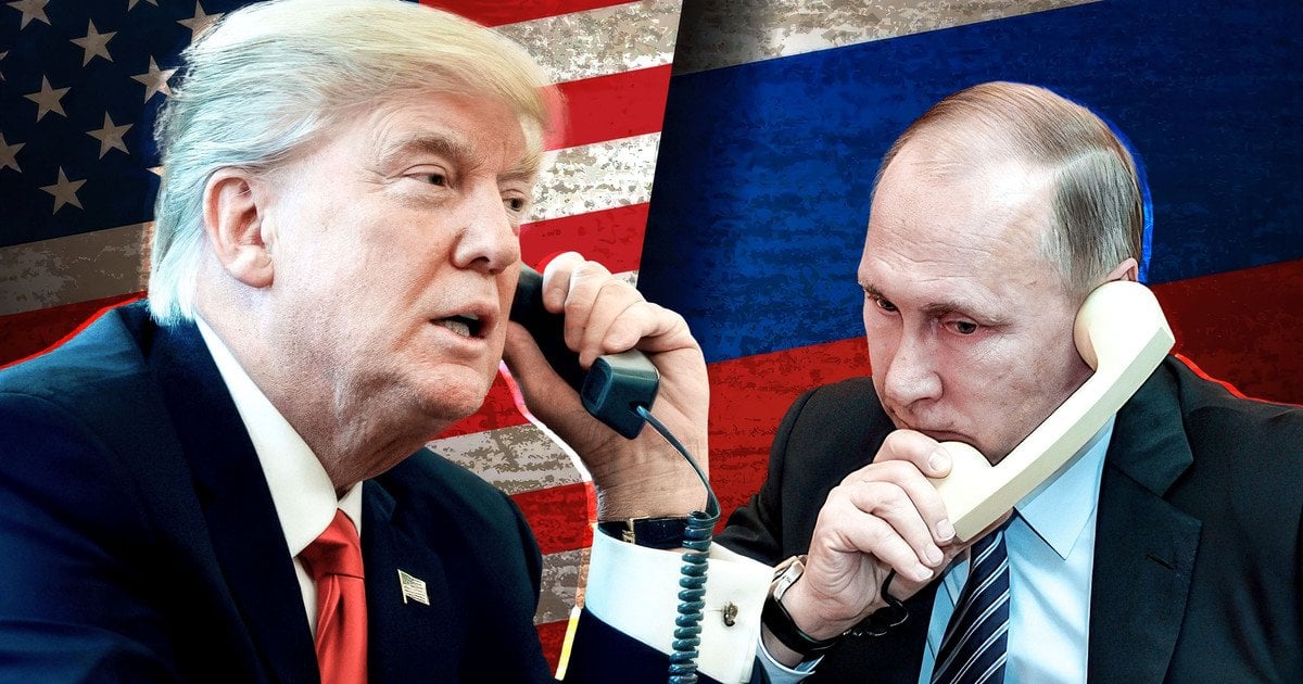 Телефонный разговор между Трампом и Путиным