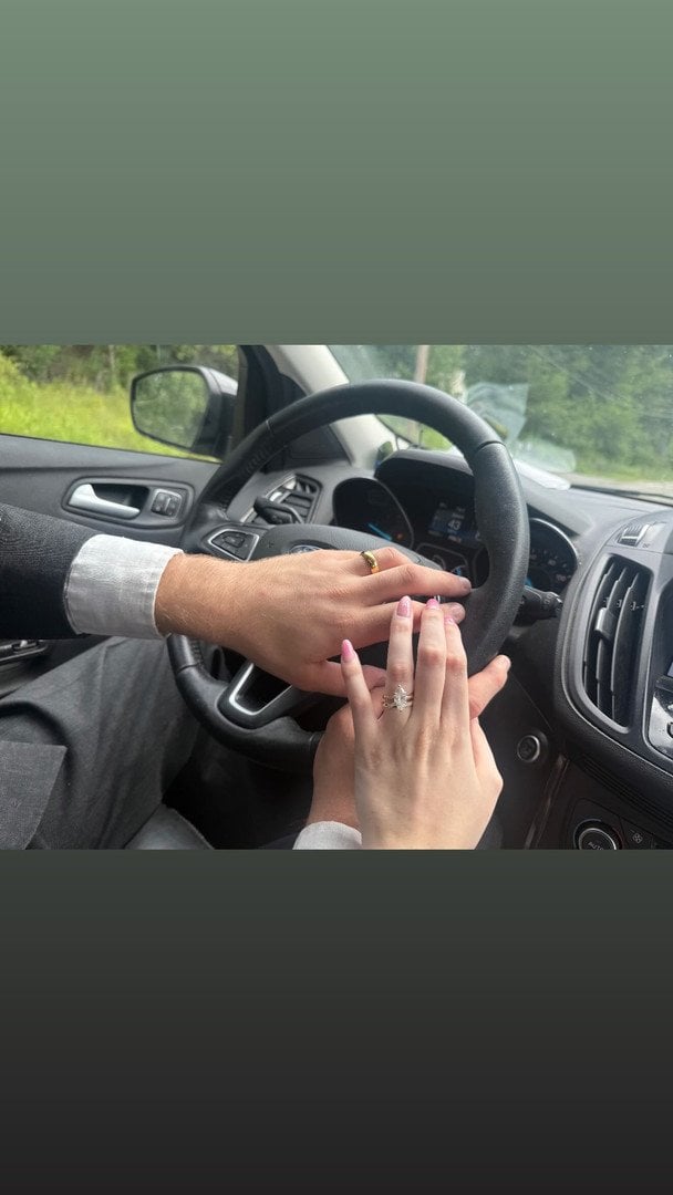 Маша Полякова с мужем / © instagram.com/mashapolyakova