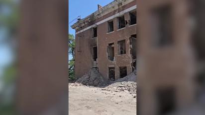 Як зараз виглядає знаменитий маріупольський Центр культури "Чайка": відео