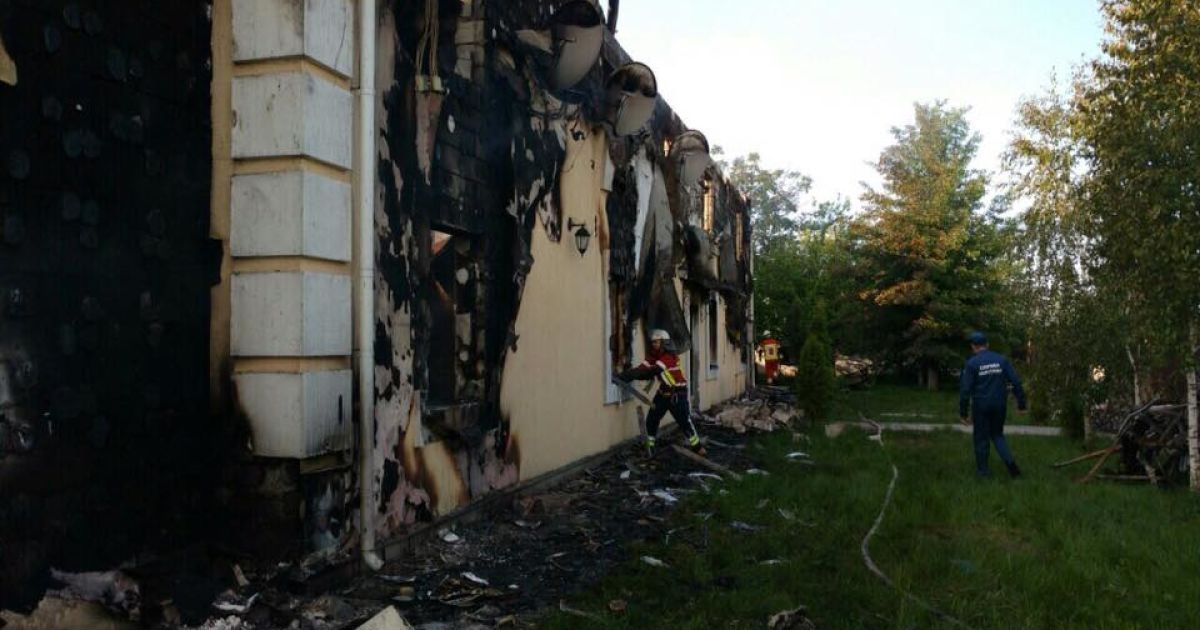 Полиция задержала главного подозреваемого в масштабном пожаре под Киевом
