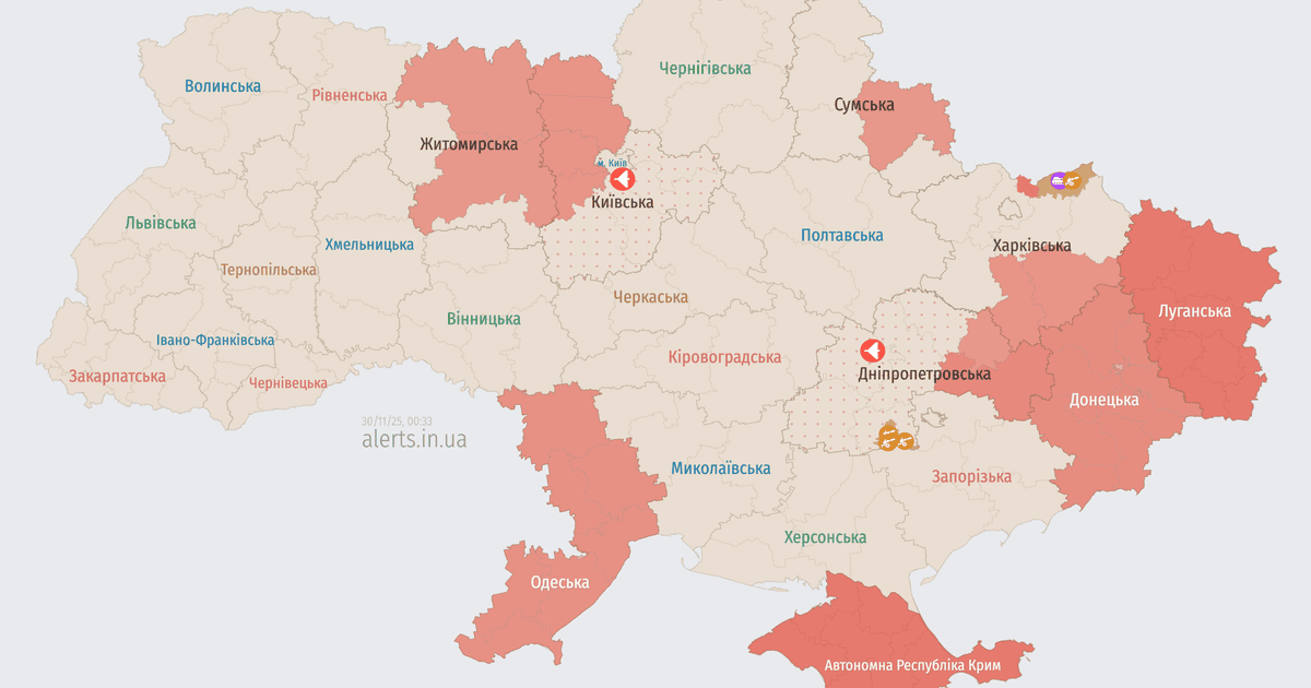 Мапа тривог