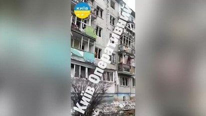 Наслідки атаки ворожих дронів у Святошинському районі Києва