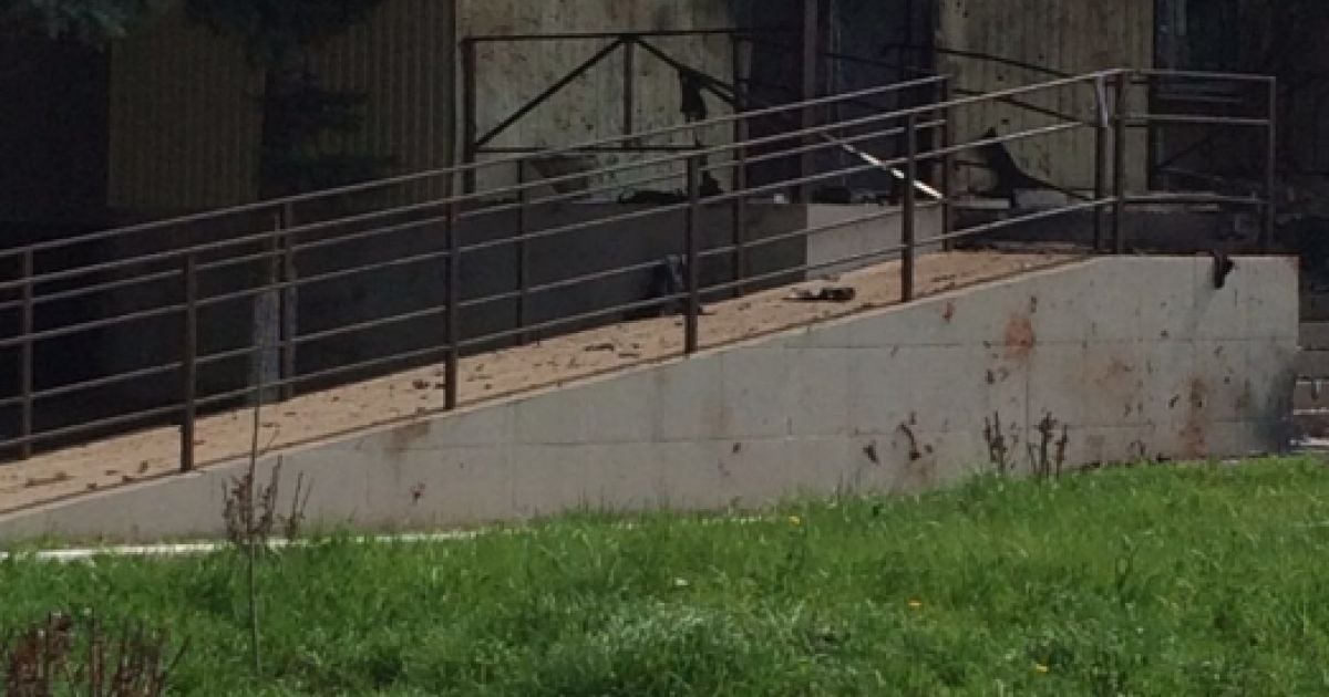 От взрыва погибли нападавшие