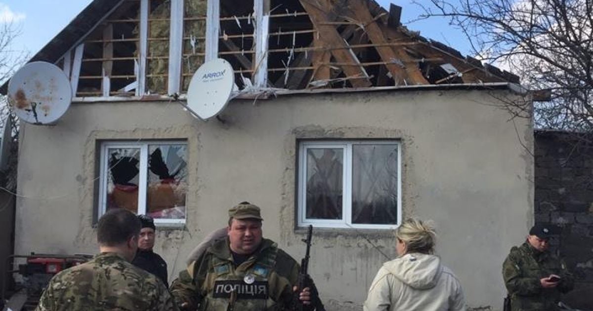 Наслідки обстрілу Авдіївки