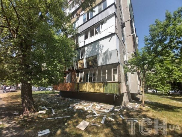 Ракетный удар по Киеву 1 июня / © ТСН.ua