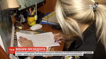 Спостерігачі заявляють про незначну кількість інцидентів на виборчих дільницях