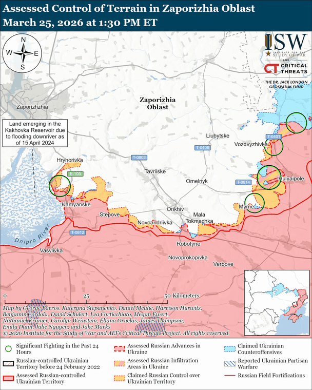 Мапи ISW / © Інститут вивчення війни (ISW)