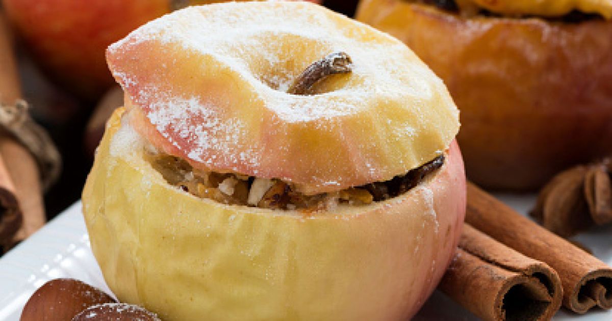 Запеченные яблоки по рецепту Руслана Сеничкина