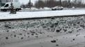 У Дніпрі через аварію "КамАЗу" набережну всипали бетонні глиби