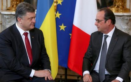 Олланд пояснив, чому Франція не розглядає поставки летальної зброї Україні