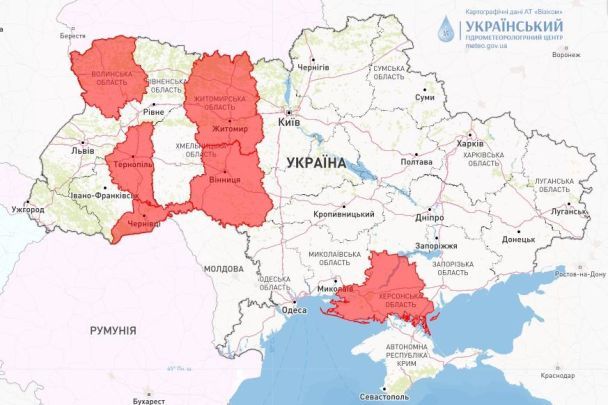 Пожежна небезпека в Україні 16-17 липня. / © 