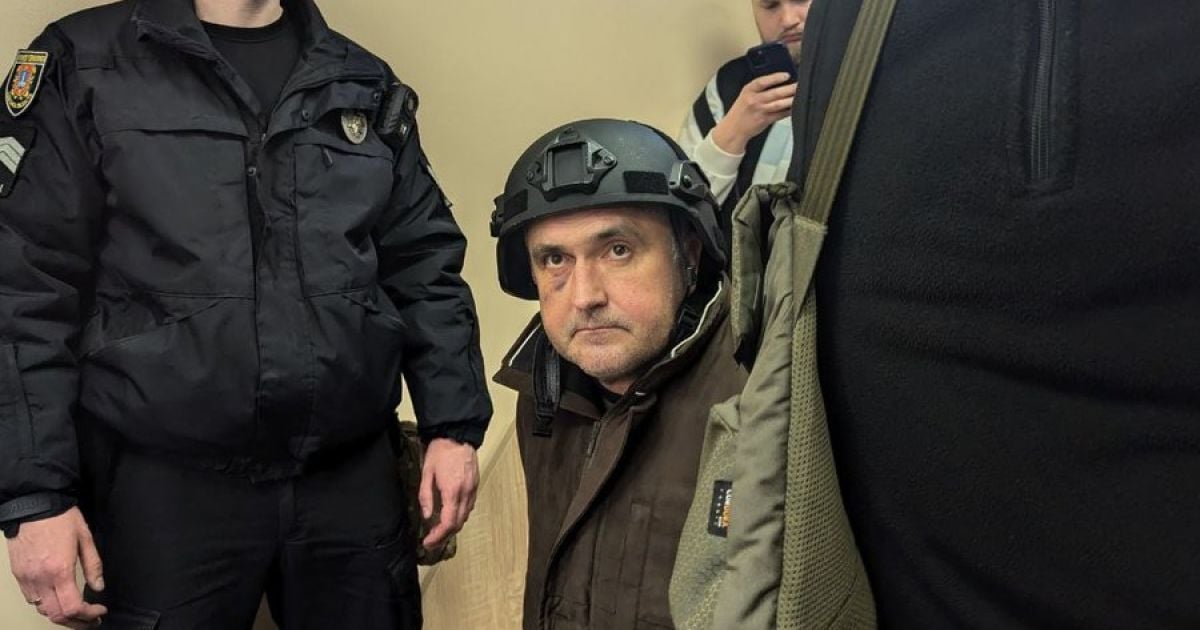 Підозрюваний у вбивстві активіста Демʼяна Ганула Сергій Шалаєв Фото: Суспільне Новини/Олексій Арунян
