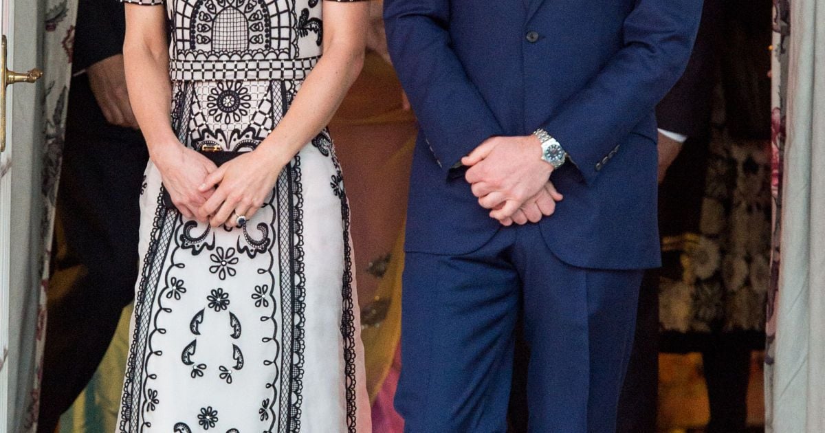 Герцогиня Кембриджская и принц Уильям в Дели