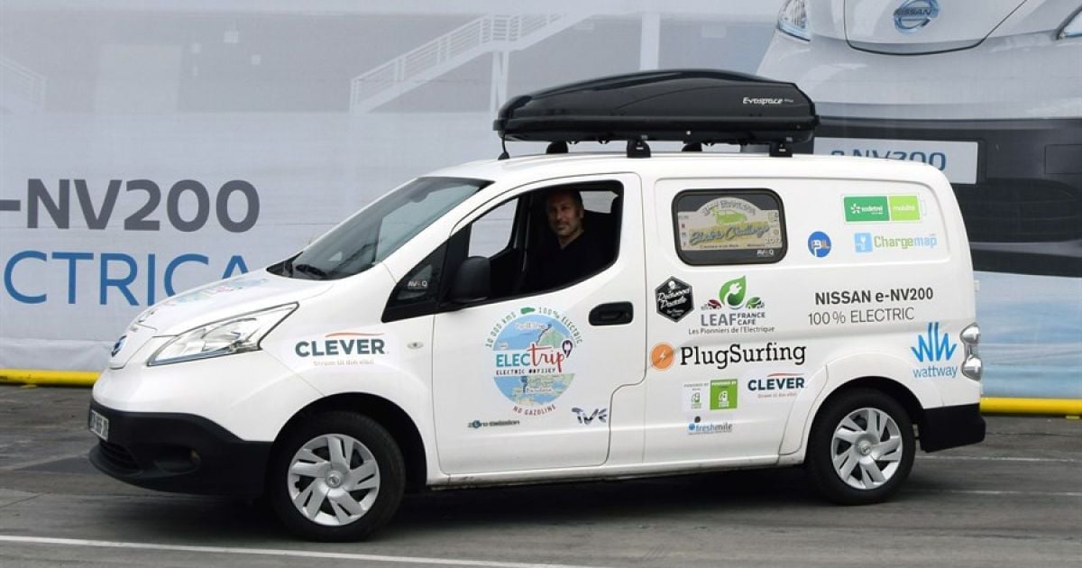 Nissan e-NV200 отправляется в 35-дневный тур по Европе