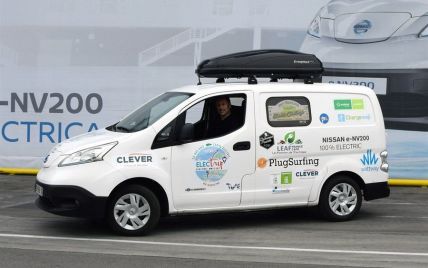 Nissan e-NV200 отправляется в 35-дневный тур по Европе