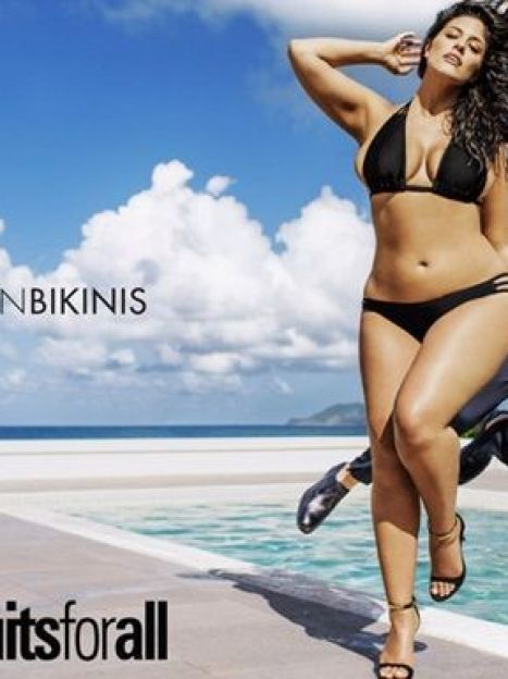 Эшли Грэхэм в рекламе бикини от Sports Illustrated / © swimsuitsforall.com