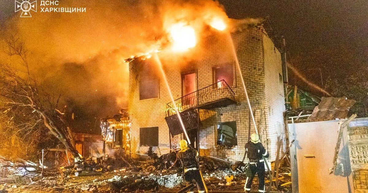 Вісім прильотів, пожежі та побиті будинки: наслідки атаки по Харкову