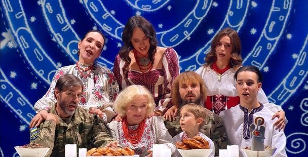 Ада Роговцева з родиною / © скриншот з відео