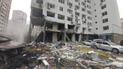 Наслідки ракетного удару по Києву