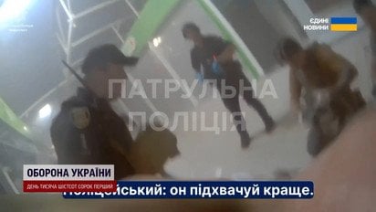 Поліція показала перші секунди після влучання в ТЦ у Кривому Розі