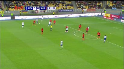Динамо - Шахтер - 1:0. Видео гола Сидорчука