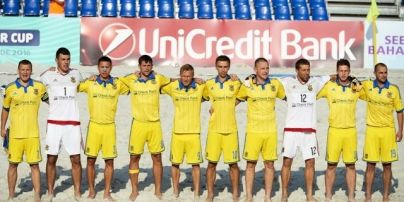 Сборная Украины по пляжному футболу разгромила Францию в отборочном раунде Евролиги-2016