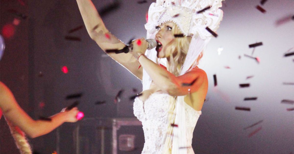 Полякова виступила в Дніпропетровську / © прес-служба Олі Полякової