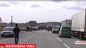 Копачі бурштину перекрили міжнародну трасу на Житомирщині