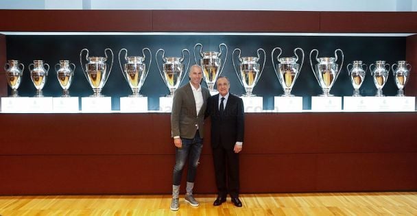 Зинедин Зидан и Флорентино Перес / © realmadrid.com