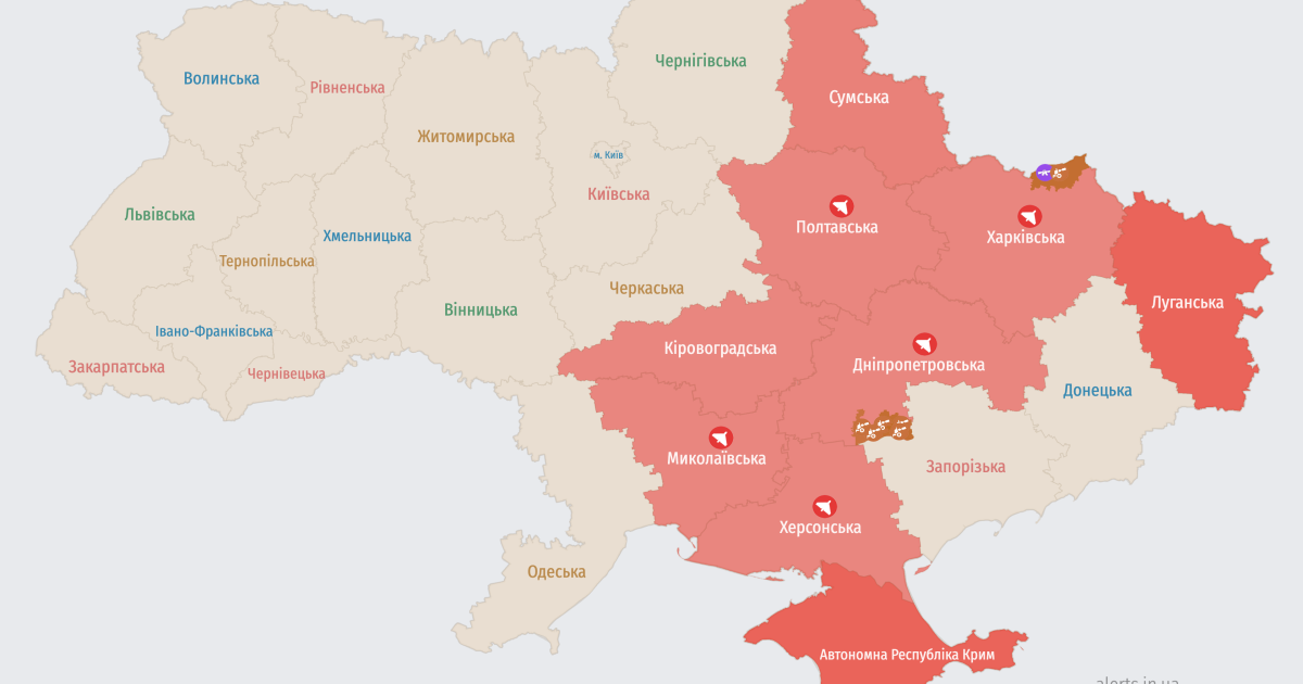 Мапа тривог