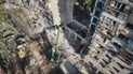 Разрушения в Соломенском районе Киева после атаки 17 июня