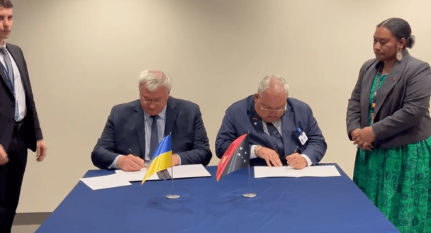 Україна встановила дипломатичні відносини з Папуа Новою Гвінеєю