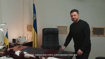 Зеленський вперше показав бункер на Банковій