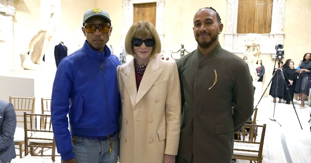 Анна Вінтур, Фаррелл Вільямс та Льюїс Хемілтон