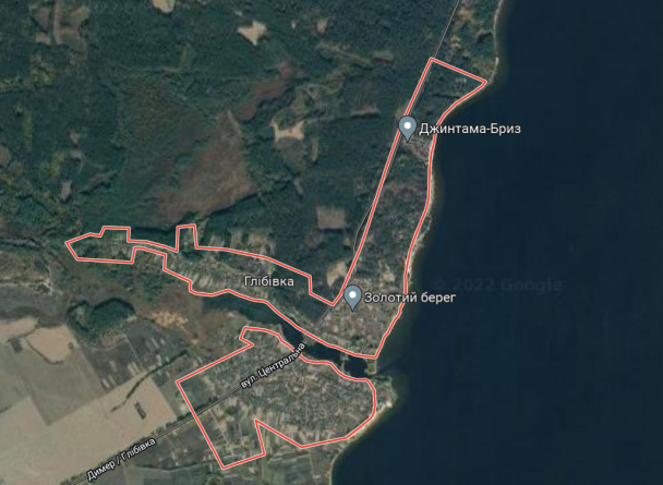 Село Глебовка в Киевской области / © Google Maps