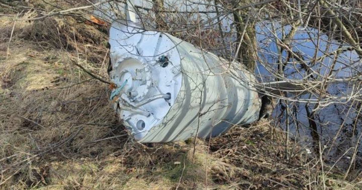Ракета на Львівщині, яка не здетонувала