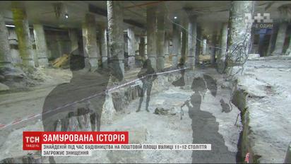 Инвесторы с "Семьи" уничтожают памятники времен Руси в центре Киева