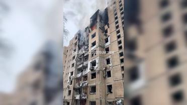 Ракетный удар по Соломенском районе Киева 2 января