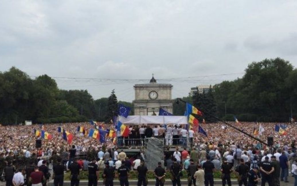 В Молдове проходит масштабный протест / © Newsmaker.md