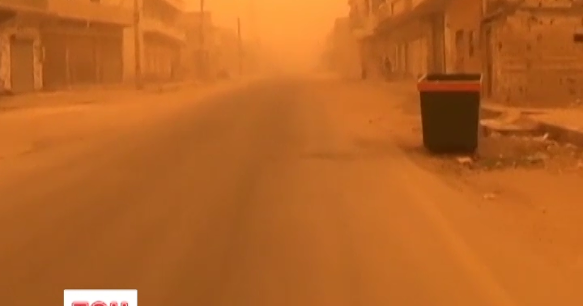 Близький Схід потерпає від потужної піщаної бурі