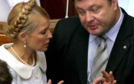 Тимошенко привітала Порошенка з перемогою і пообіцяла пильнувати за його роботою
