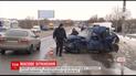 На окружной дороге в Харькове грузовик протаранил сразу пять авто