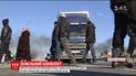 Чималий затор утворився на трасі Київ-Одеса через протест селян