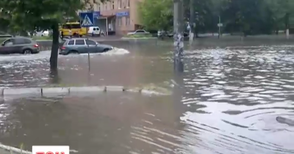 Напередодні через зливи затопило Житомир