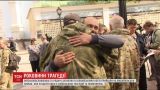 В столице собрались бойцы, которым удалось выйти из Иловайского котла три года назад