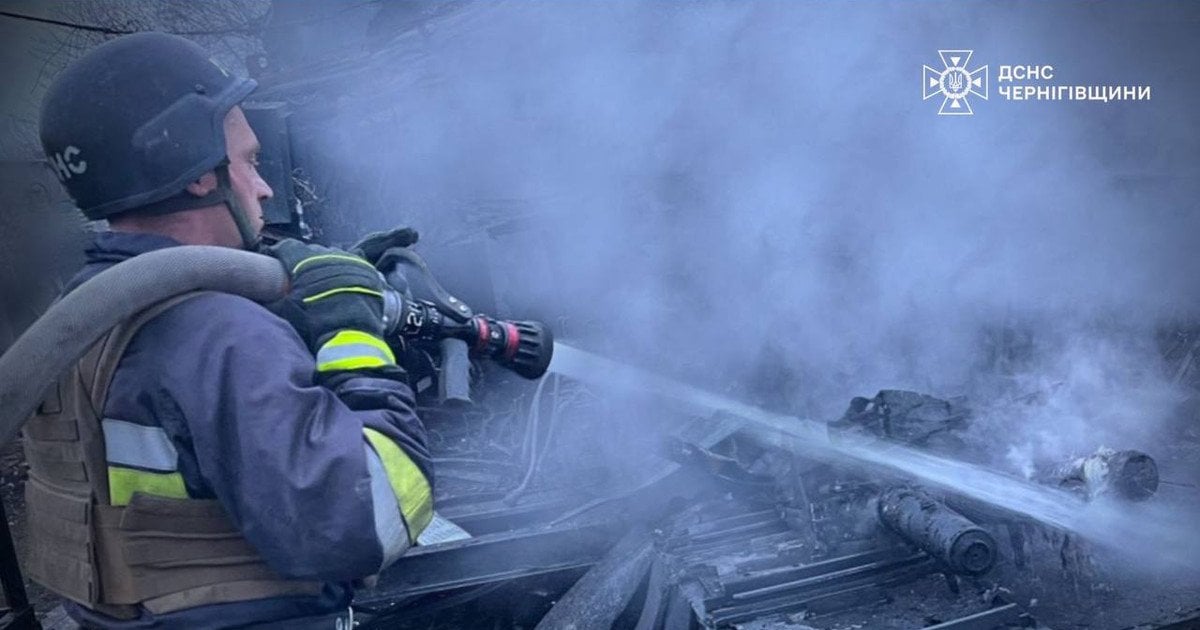 Ліквідація наслідків російської атаки на Чернігівську область